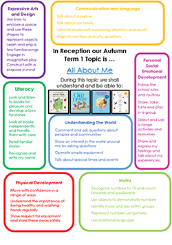 Reception Autumn 1 - All About Me