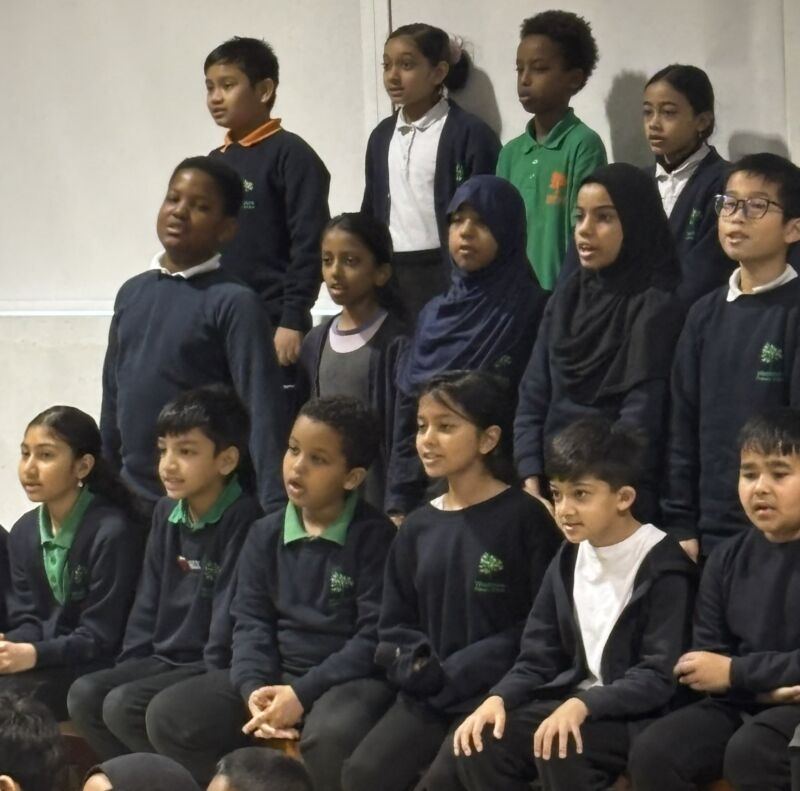 Image for the Tweet beginning: The children sang beautifully -