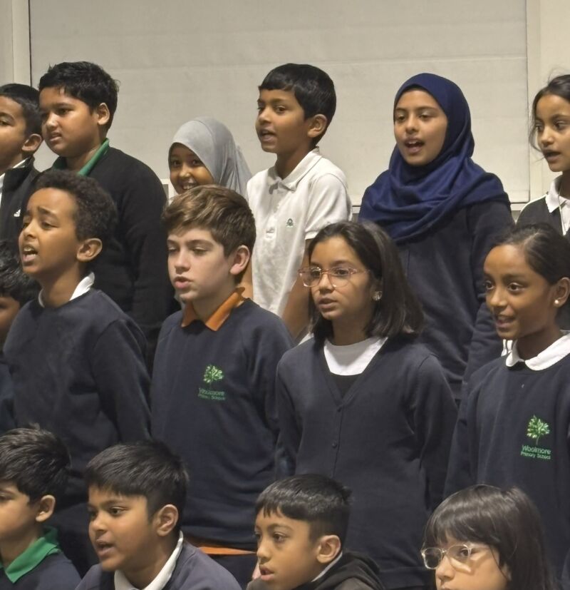 Image for the Tweet beginning: The children sang beautifully -